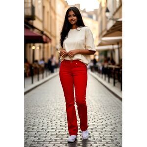 GTTON Women's Salmon Stretchy Jeans - Size 11